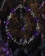 BONE DEVOURER（Amethyst Skull Heart Bracelet）