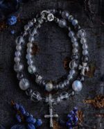 ANNIHILATION(Moonstone & Black Rutilated Quartz Bracelet)
