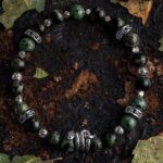 WHISPERS OF THE FOREST（Serpentine Obsidian Bracelet）