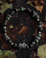 WHISPERS OF THE FOREST（Serpentine Obsidian Bracelet）