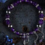 NIGHTMARE（Teardrop Amethyst Charm Bracelet）