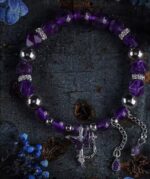 NIGHTMARE（Teardrop Amethyst Charm Bracelet）