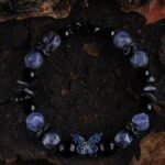 ILLUSION'S END（Sodalite & Black Agate Bracelet）