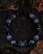 ILLUSION'S END（Sodalite & Black Agate Bracelet）
