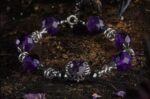 BONE DEVOURER（Amethyst Skull Heart Bracelet） - Image 2