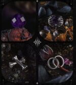 BONE DEVOURER（Amethyst Skull Heart Bracelet） - Image 3