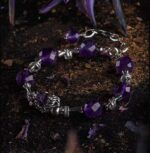 BONE DEVOURER（Amethyst Skull Heart Bracelet） - Image 5