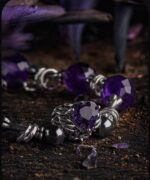 BONE DEVOURER（Amethyst Skull Heart Bracelet） - Image 6
