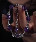 BONE DEVOURER（Amethyst Skull Heart Bracelet） - Image 9