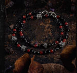 CANDLELIGHT（Red Agate & Obsidian Bracelet） - Image 6