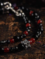 CANDLELIGHT（Red Agate & Obsidian Bracelet） - Image 8