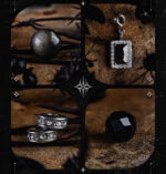 NIGHTSHADE（Silver Obsidian & Black Spinel Bracelet） - Image 3