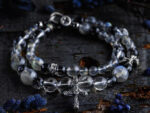ANNIHILATION(Moonstone & Black Rutilated Quartz Bracelet) - Image 2