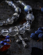 ANNIHILATION(Moonstone & Black Rutilated Quartz Bracelet) - Image 7