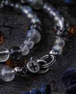 ANNIHILATION(Moonstone & Black Rutilated Quartz Bracelet) - Image 9