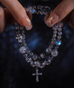ANNIHILATION(Moonstone & Black Rutilated Quartz Bracelet) - Image 10