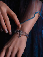 ANNIHILATION(Moonstone & Black Rutilated Quartz Bracelet) - Image 12