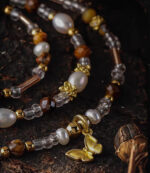 LUMINOUS FLOW（Tiger’s Eye & Pearl Bracelet） - Image 7