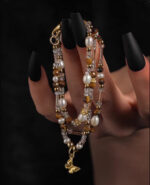 LUMINOUS FLOW（Tiger’s Eye & Pearl Bracelet） - Image 9