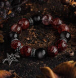 CRIMSON SILENCE（Chicken Blood Stone Gothic Bracelet） - Image 6