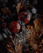 CRIMSON SILENCE（Chicken Blood Stone Gothic Bracelet） - Image 8