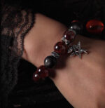 CRIMSON SILENCE（Chicken Blood Stone Gothic Bracelet） - Image 10