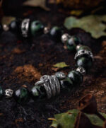 WHISPERS OF THE FOREST（Serpentine Obsidian Bracelet） - Image 6
