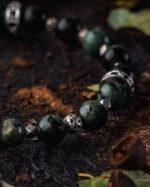 WHISPERS OF THE FOREST（Serpentine Obsidian Bracelet） - Image 8