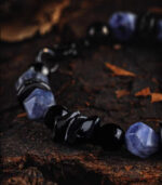 ILLUSION'S END（Sodalite & Black Agate Bracelet） - Image 9