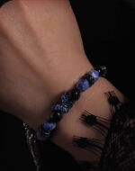 ILLUSION'S END（Sodalite & Black Agate Bracelet） - Image 11