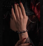 SCARLET ABSOLUTION（Garnet Rose Cross Bracelet） - Image 9