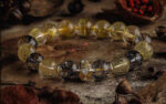 LIGHT AND SHADOW（Golden Rutilated Quartz Bracelet） - Image 2