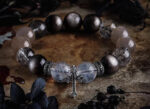 PRISON（Black Rutilated Quartz & Pearl Bracelet） - Image 3