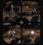 PRISON（Black Rutilated Quartz & Pearl Bracelet） - Image 4