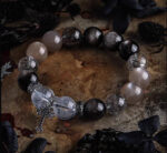PRISON（Black Rutilated Quartz & Pearl Bracelet） - Image 7