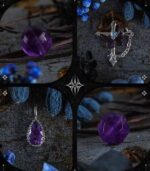 NIGHTMARE（Teardrop Amethyst Charm Bracelet） - Image 3