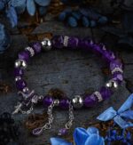 NIGHTMARE（Teardrop Amethyst Charm Bracelet） - Image 5