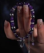 NIGHTMARE（Teardrop Amethyst Charm Bracelet） - Image 9