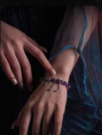 NIGHTMARE（Teardrop Amethyst Charm Bracelet） - Image 11